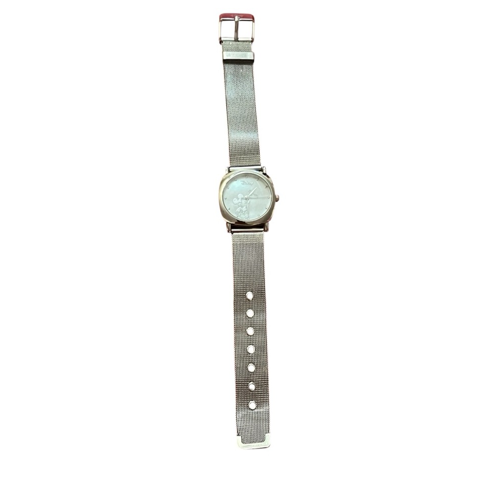 Disney Silver Watch with Mesh Band